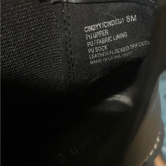 Madden Girl Black Cindy Boots Sz 8 - Picture 6 of 8